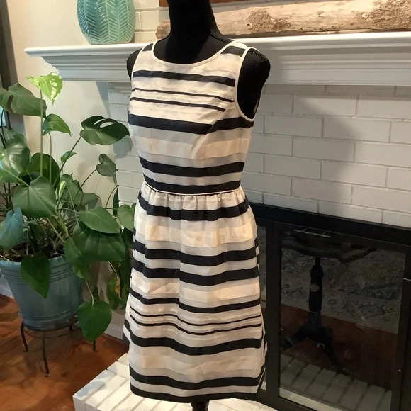 #339 Gorgeous Calvin Klein Ribbon Detail Dress Size 4 - Picture 2 of 9